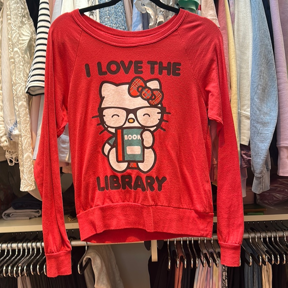 Rare vintage Hello Kitty long sleeve shirt
